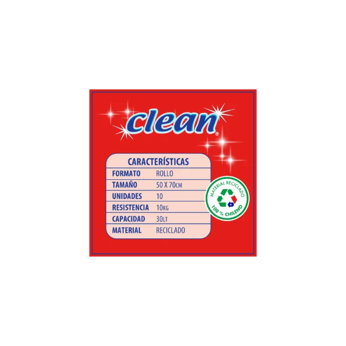 Bolsa basura Clean - 50x70 - Imagen 2