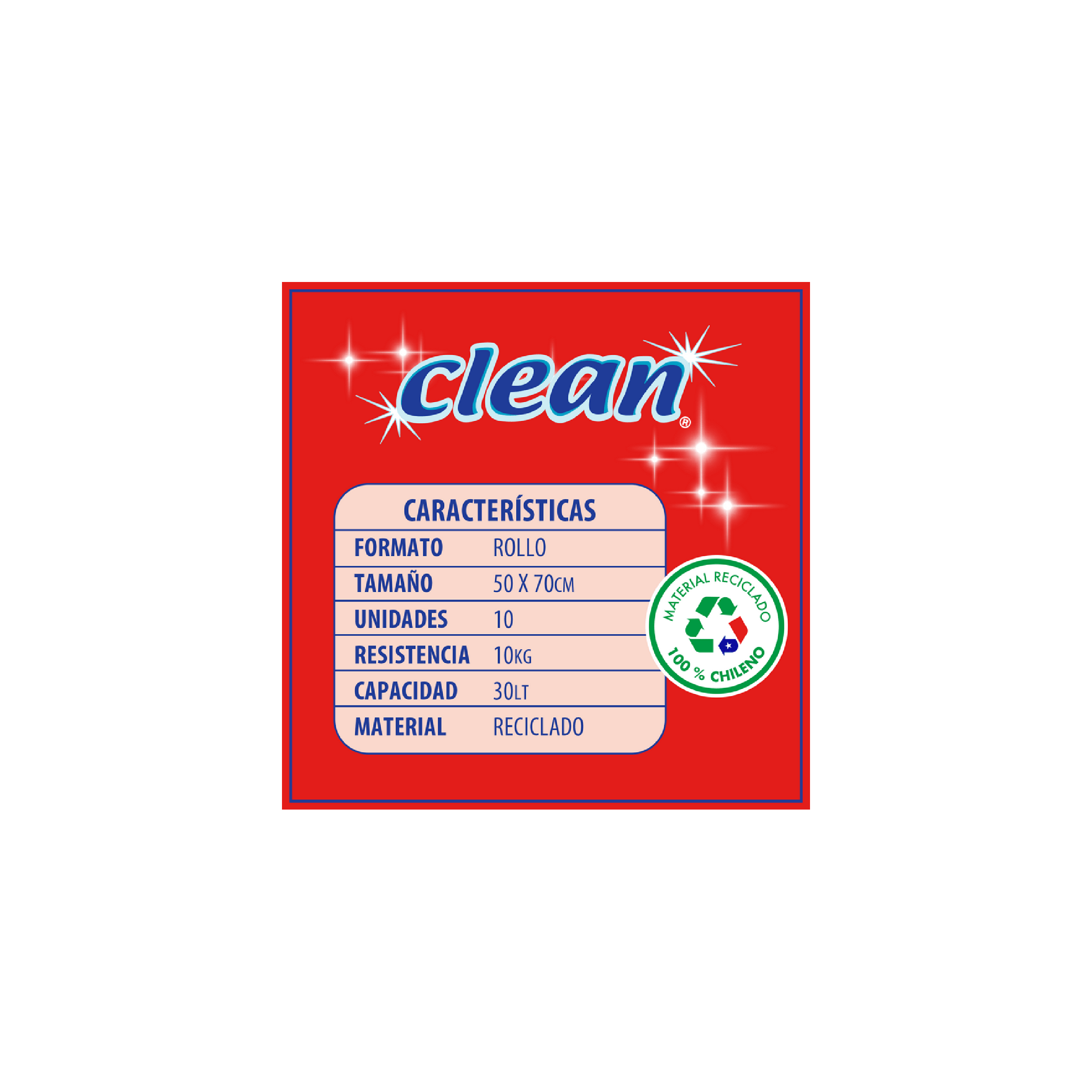 Bolsa basura Clean - 50x70 - Imagen 2