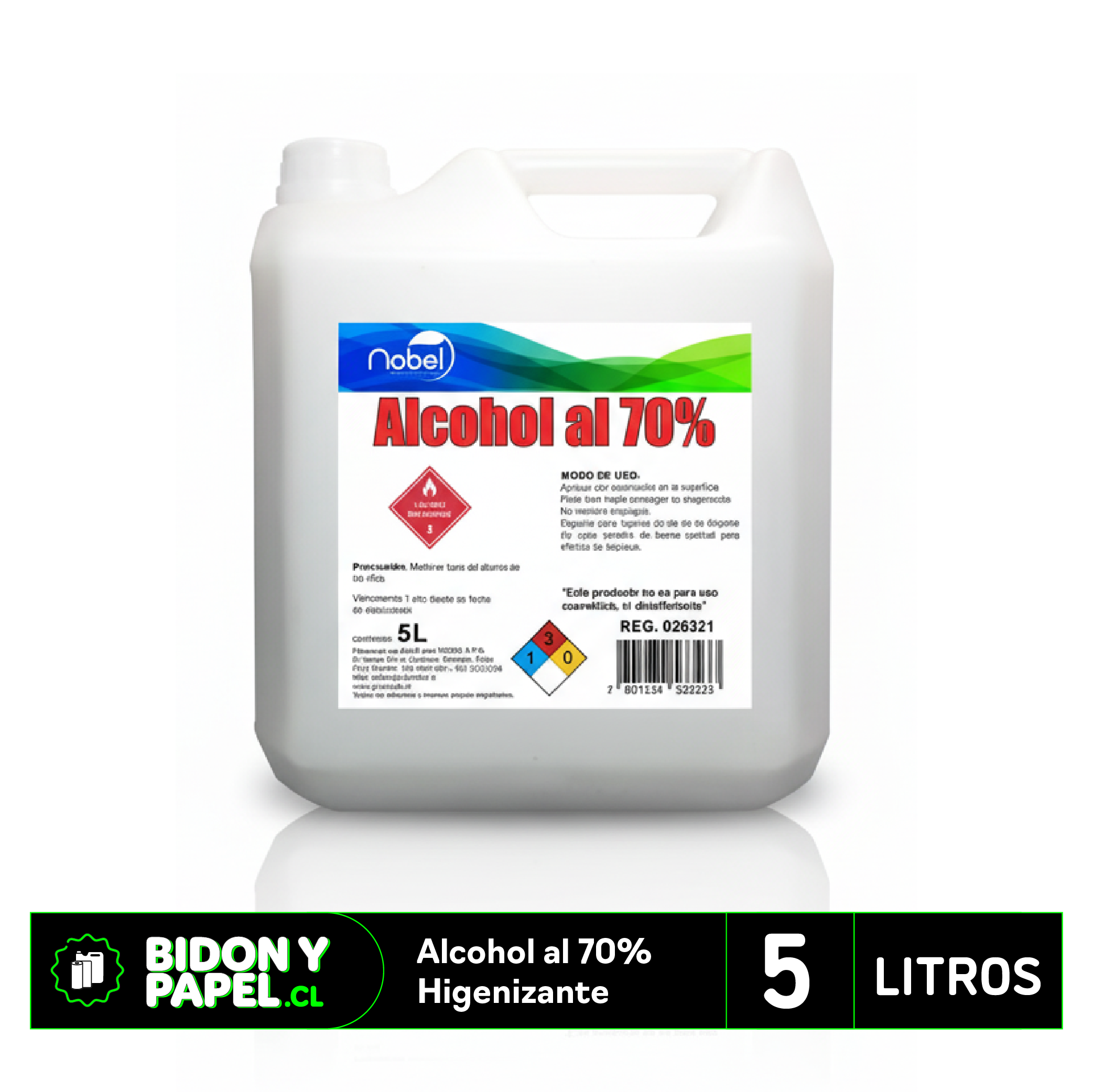 Alcohol al 70% - Higienizante